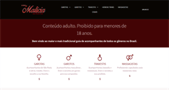 Desktop Screenshot of malicia.com.br