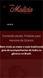 Mobile Screenshot of malicia.com.br